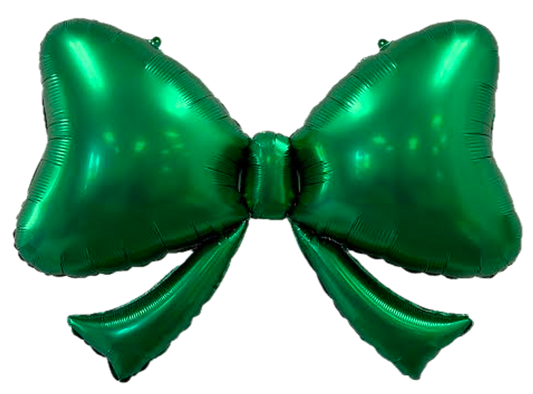 40" Bow Green Mylar Balloon