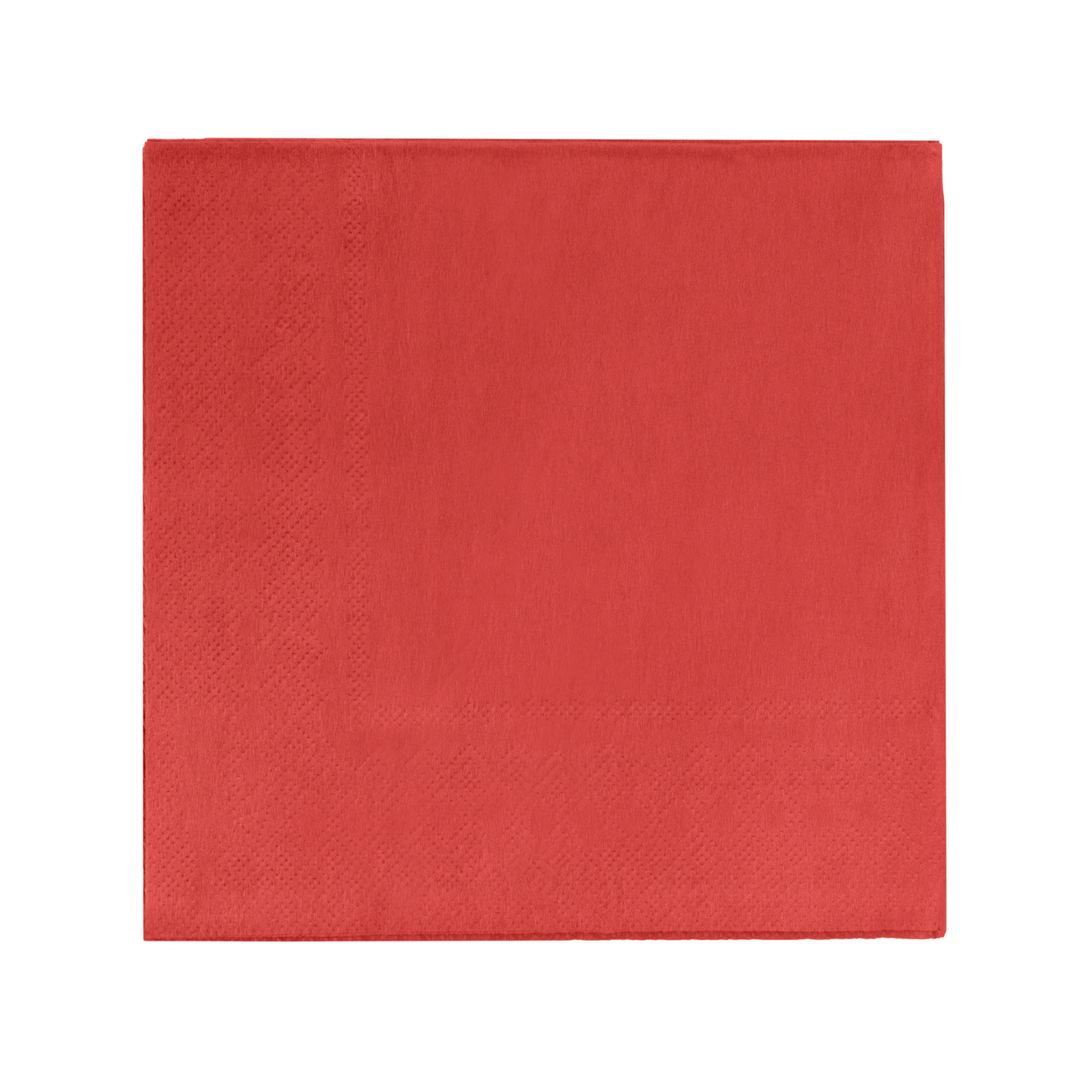 Red Paper Luncheon  Napkins - 50 Ct.: Red / 13 in. x 13 in.