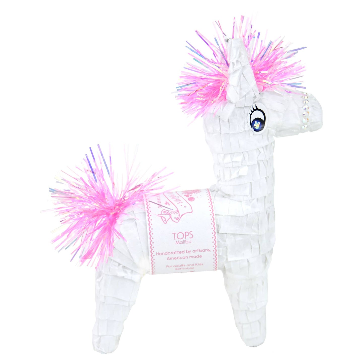 Refillable 8" Tabletop Piñata - Bon Bon Pony