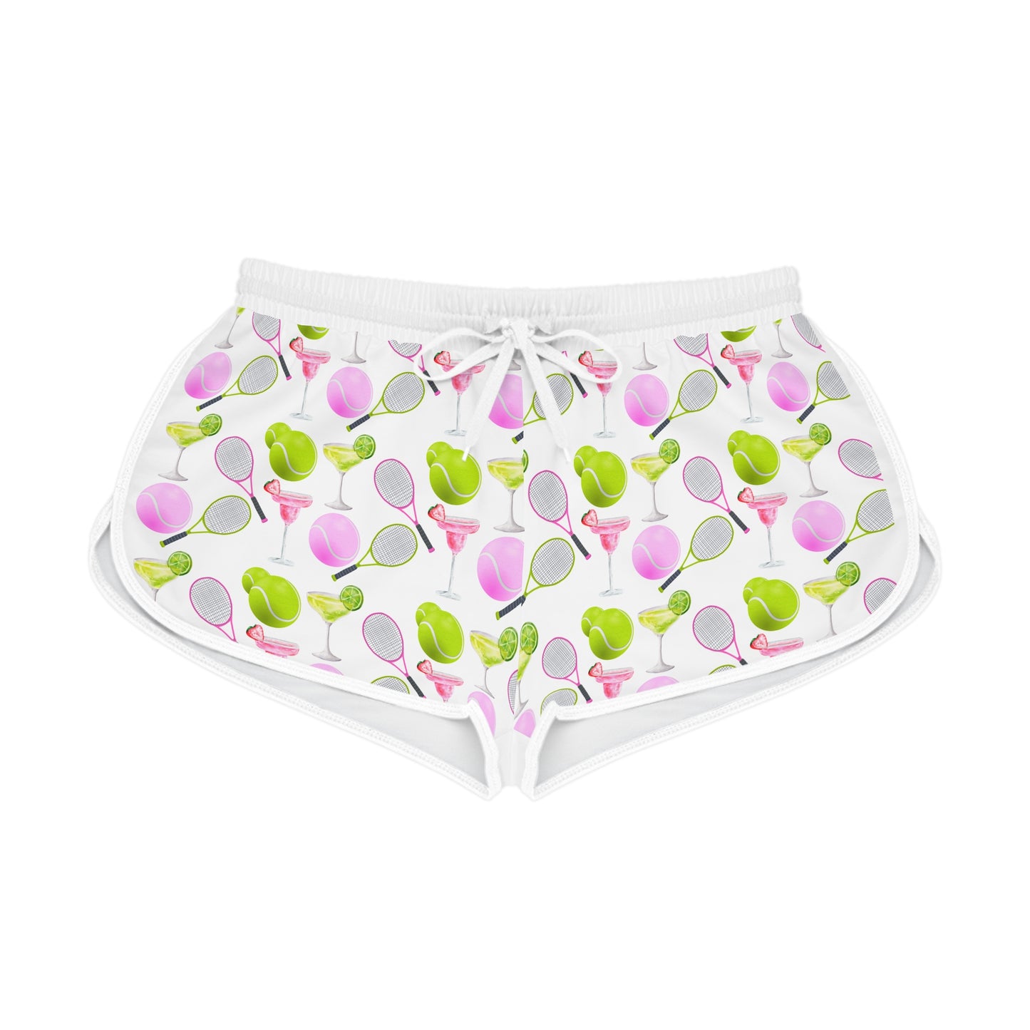 Tennis and Martini Women's Relaxed Shorts