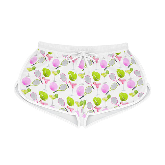 Tennis and Martini Women's Relaxed Shorts