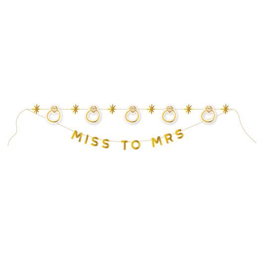 Miss to Mrs Party Banner Set