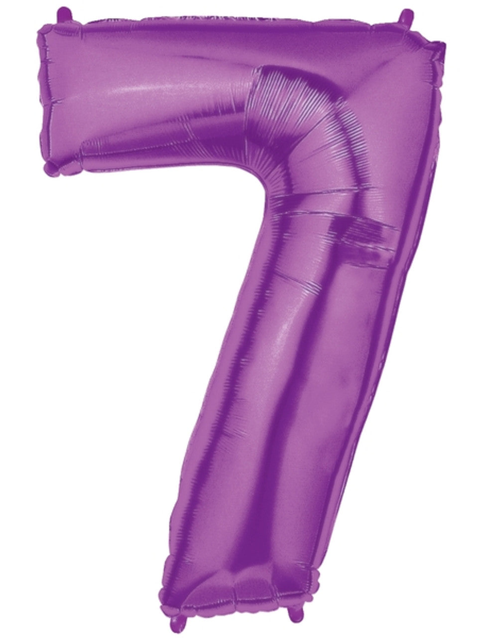 34" Purple Number 7 Mylar Balloon