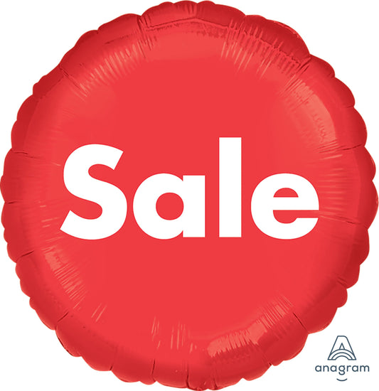 18" Point of Purchase Sale Mylar Balloon