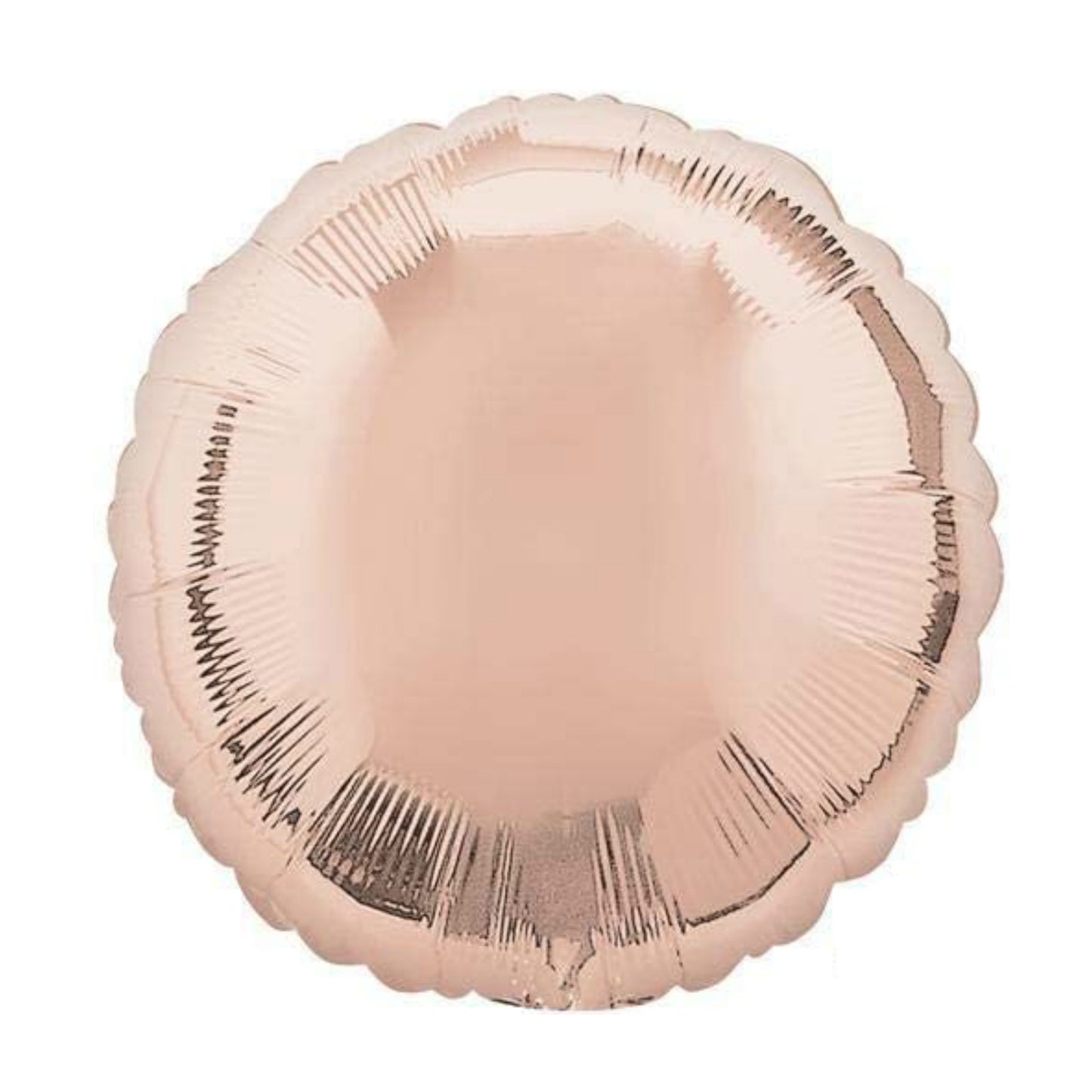 Round Rose Gold Mylar Balloon