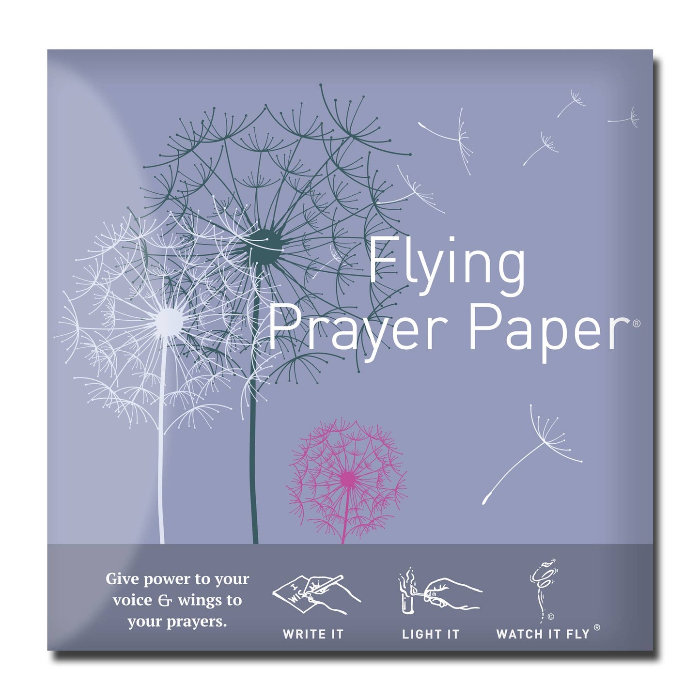 FLYING WISH PAPER ® - DANDELION PRAYER / Mini / 15 Ritual WISH PAPER™ +Accessories