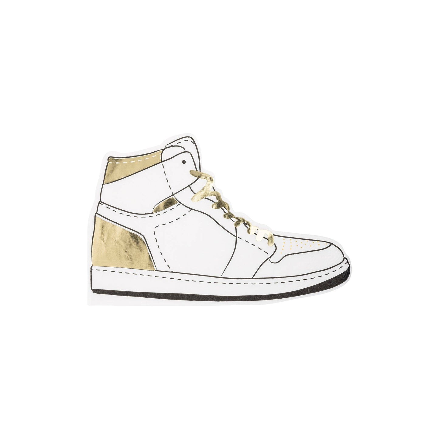 Hightop Shoe Napkin- Basektball