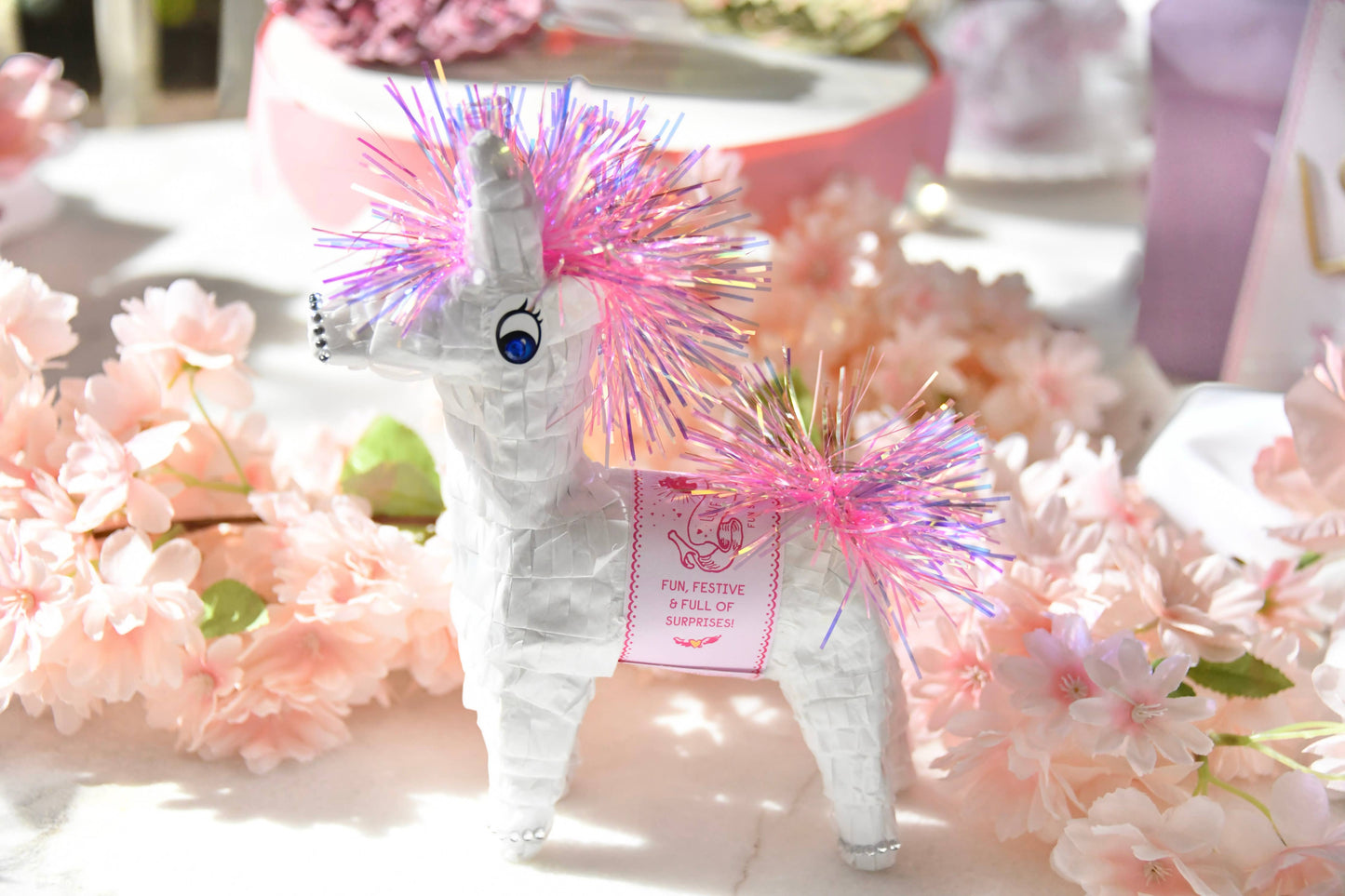 Refillable 8" Tabletop Piñata - Bon Bon Pony