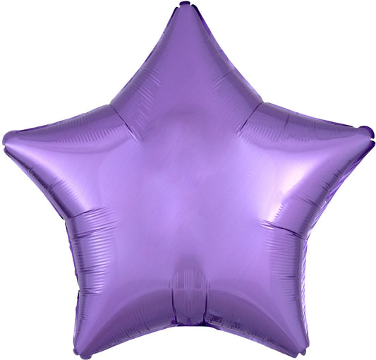 Star Lavender Pearl Mylar Balloon