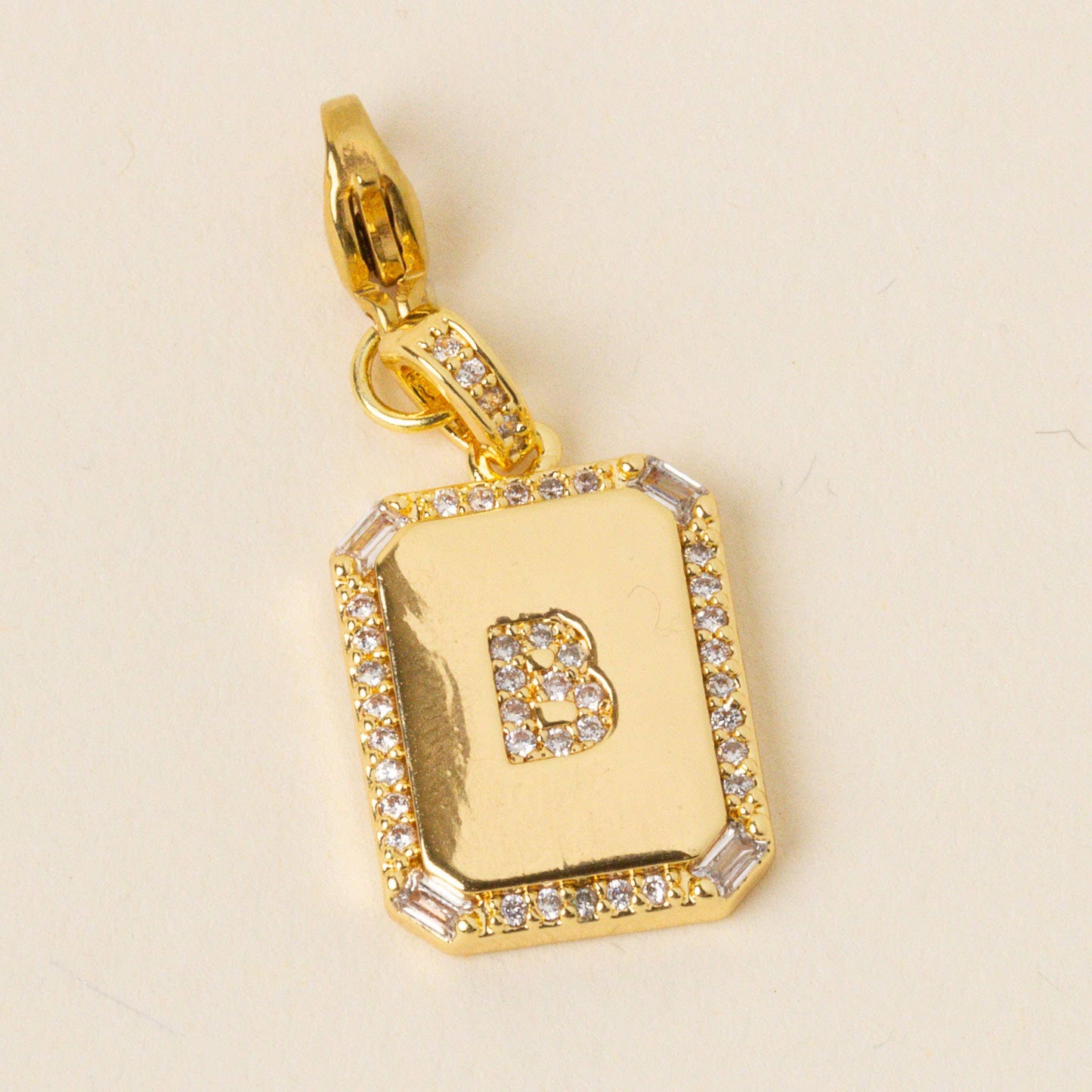 The Darling Effect - Jewelry Charm Initial Letter Gold-B