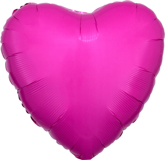 A Heart Bright Gum Pink 18" Mylar Balloon