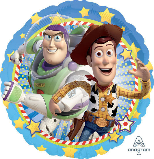 18"Toy Story Woody and Buzz Mylar Balloon