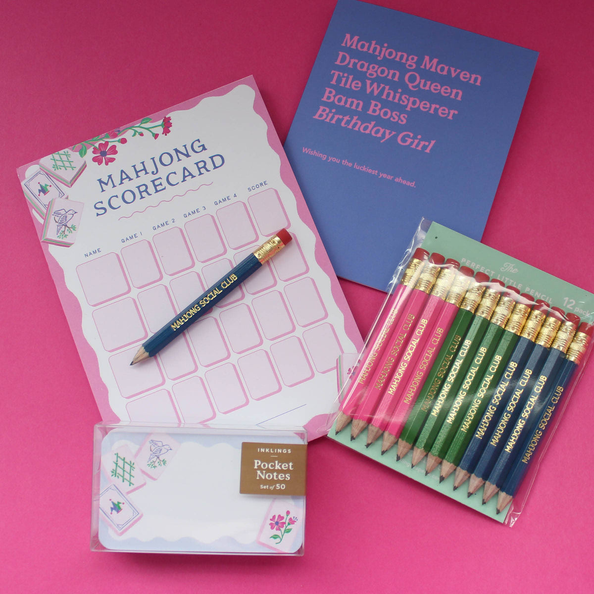 Inklings Paperie - Mahjong Scorecard Notepad
