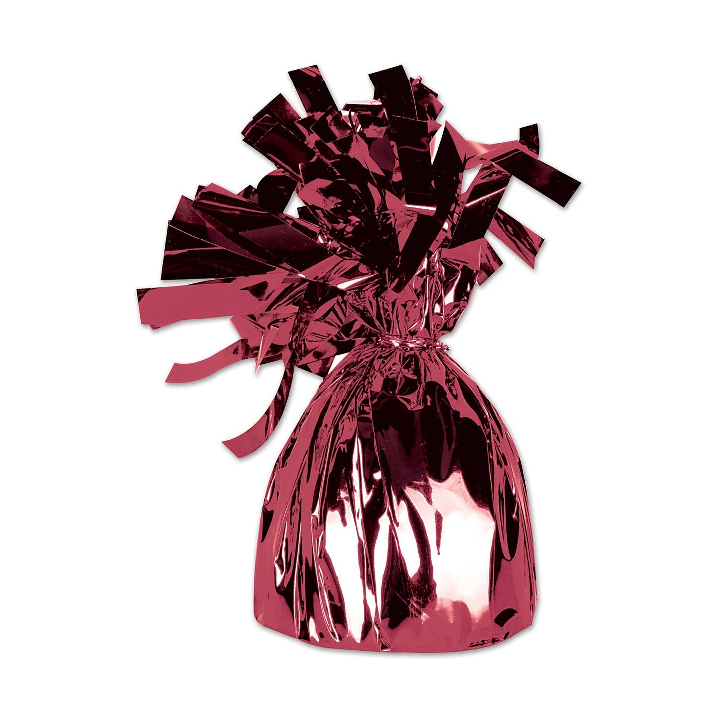 Metallic Wrapped Maroon Balloon Weight, 6 oz