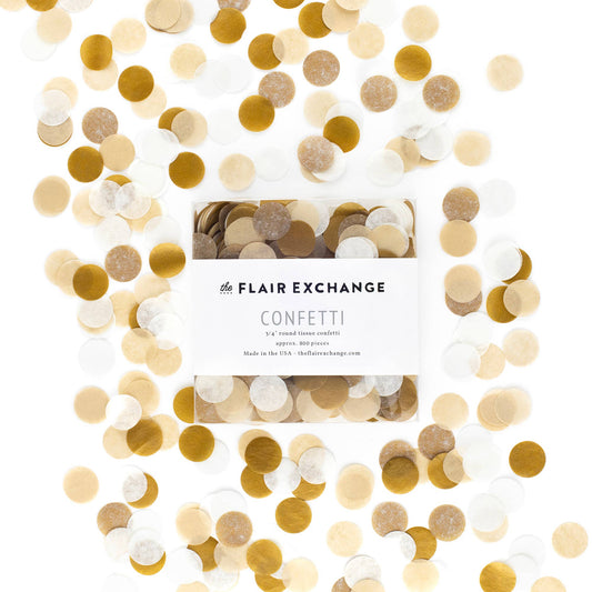 Golden Hand-Cut Confetti