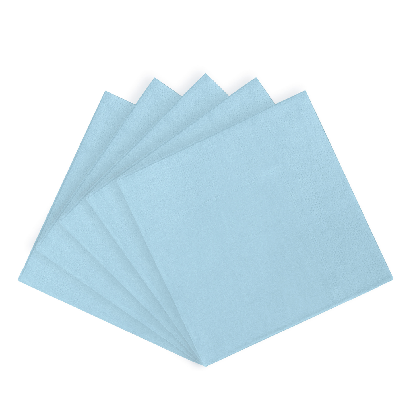 Light Blue Paper Luncheon  Napkins - 50 Ct.: Light Blue / 13 in. x 13 in.