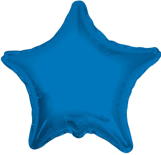 Star Royal Blue Mylar Balloon