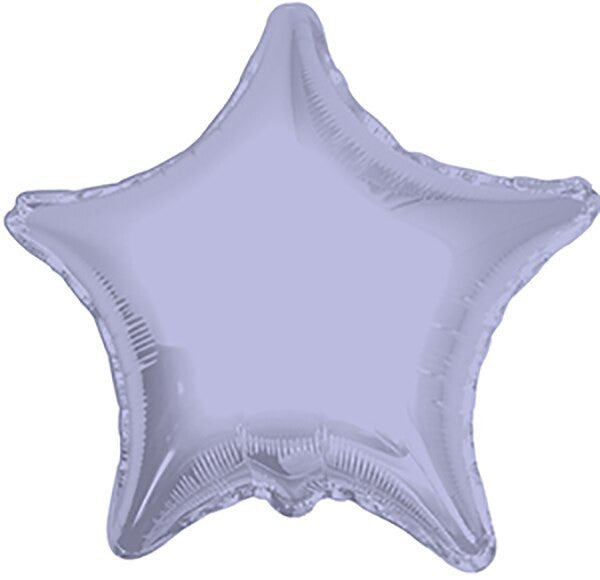Lilac Star Mylar Balloon