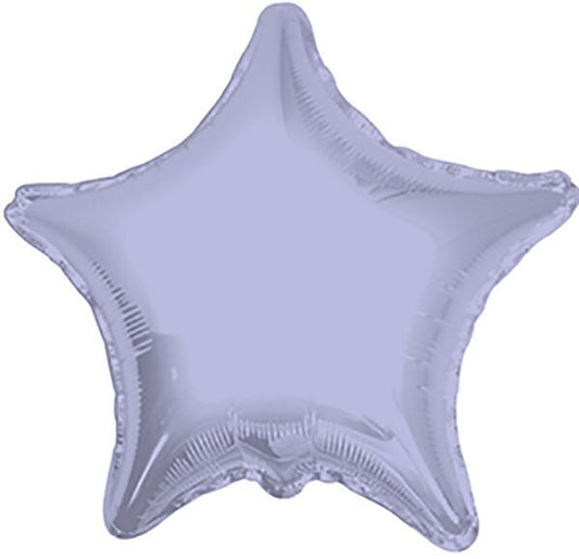 Lilac Star Mylar Balloon