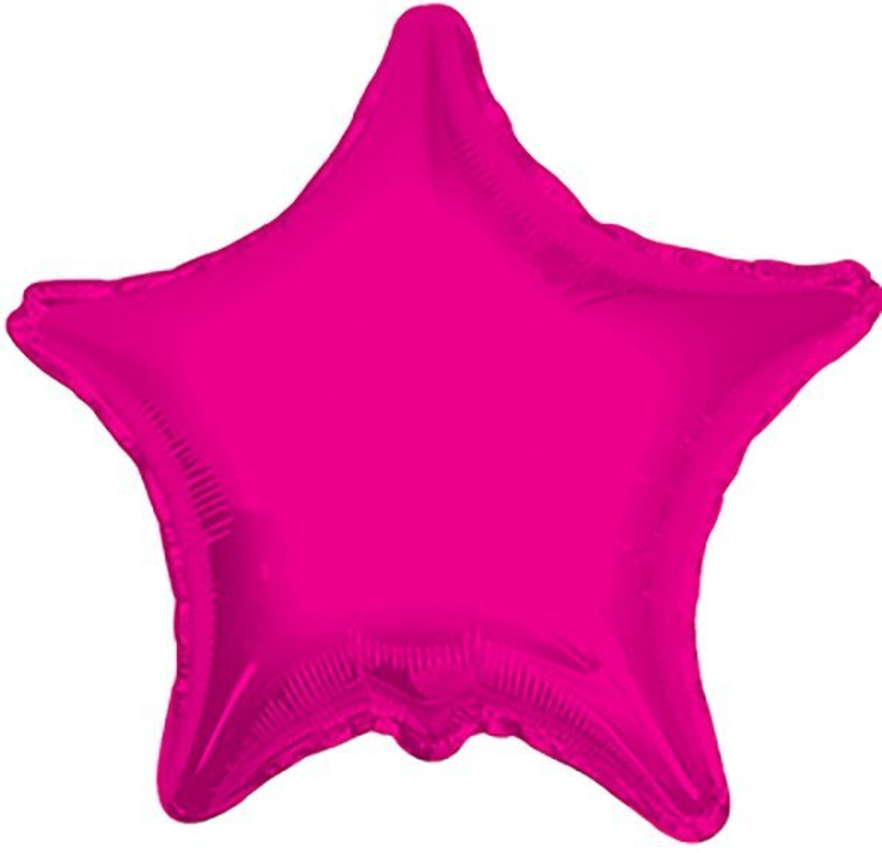 Star Hot Pink Mylar Balloon