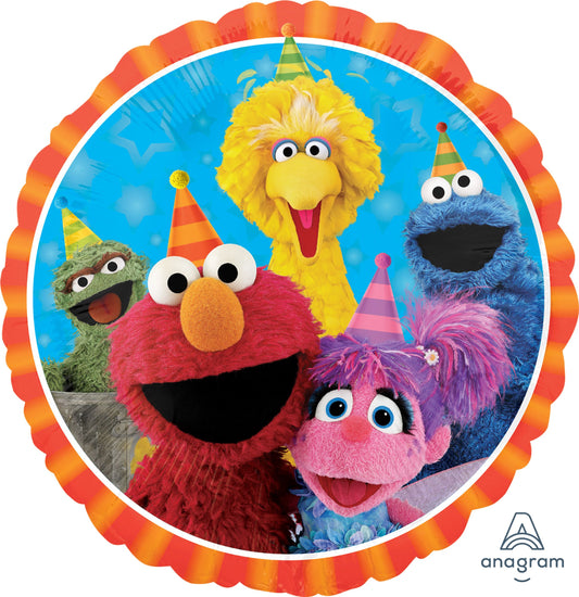 18" Sesame Street Fun Mylar Balloon