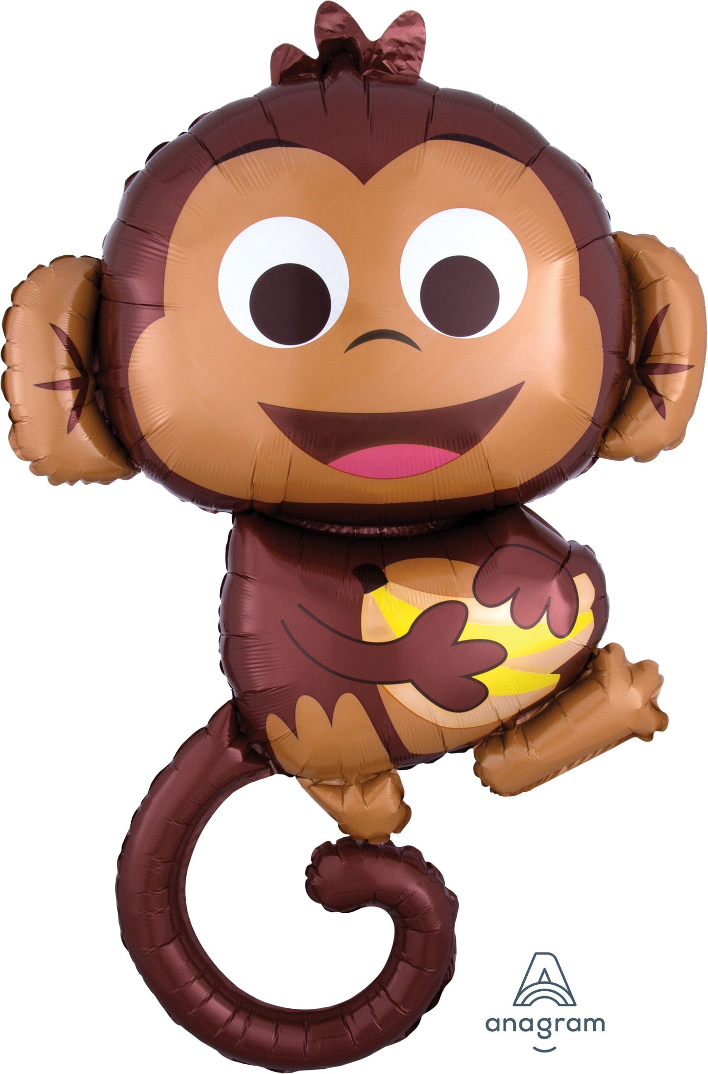 36" SuperShape Happy Monkey Balloon