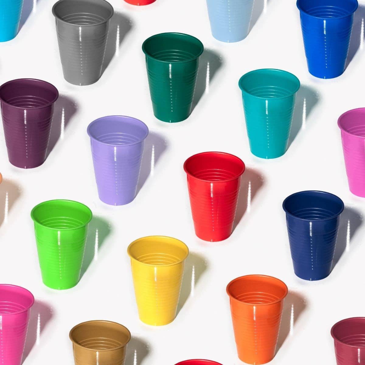 12 oz Burgundy Plastic Cups - 50 Ct.: Burgundy / 12 oz.
