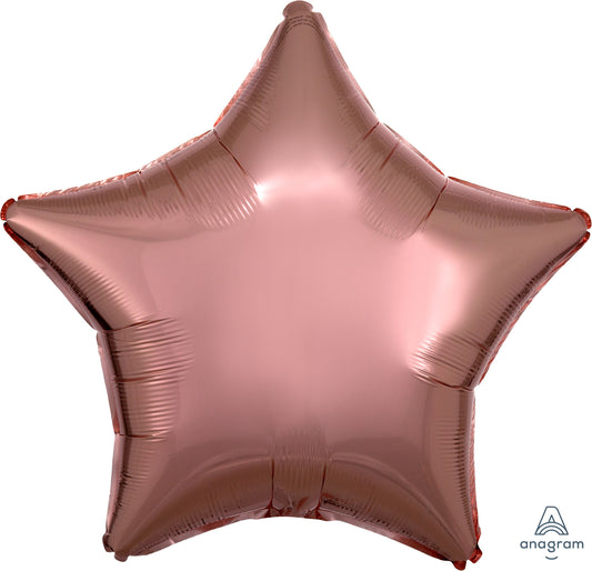 18" Rose Gold Star Mylar Balloon