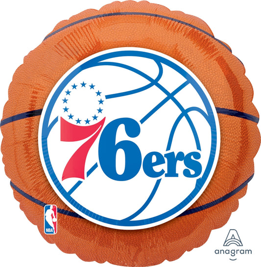 Basketball NBA Philadelphia 76ERS Mylar Balloon 17"