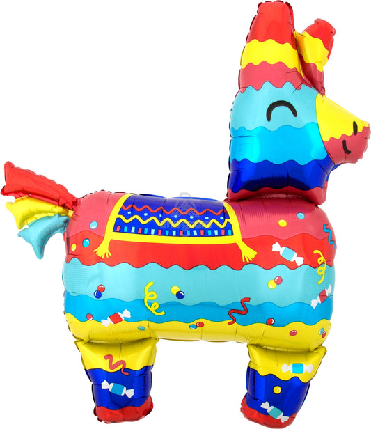 Pinata Donkey Mylar Balloon 33"
