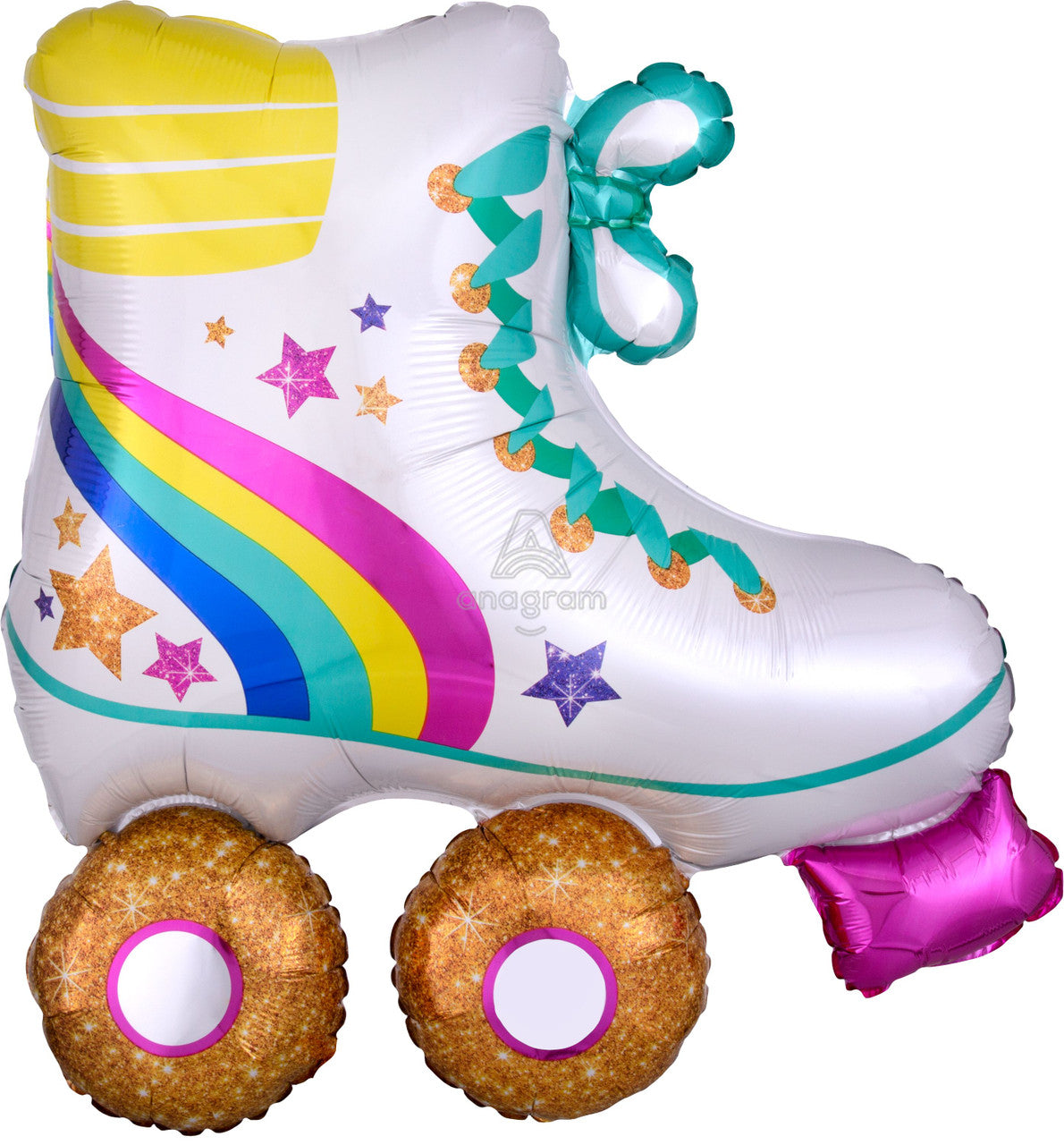 30"A Roller Skate Mylar Balloon