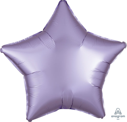 Pastel Lilac Star Mylar Balloon