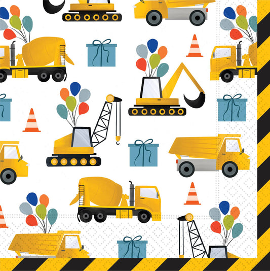 Construction Celebration Luncheon Napkin