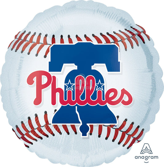 Sports Baseball Philadelphia Phillies Mylar Balloon 18"