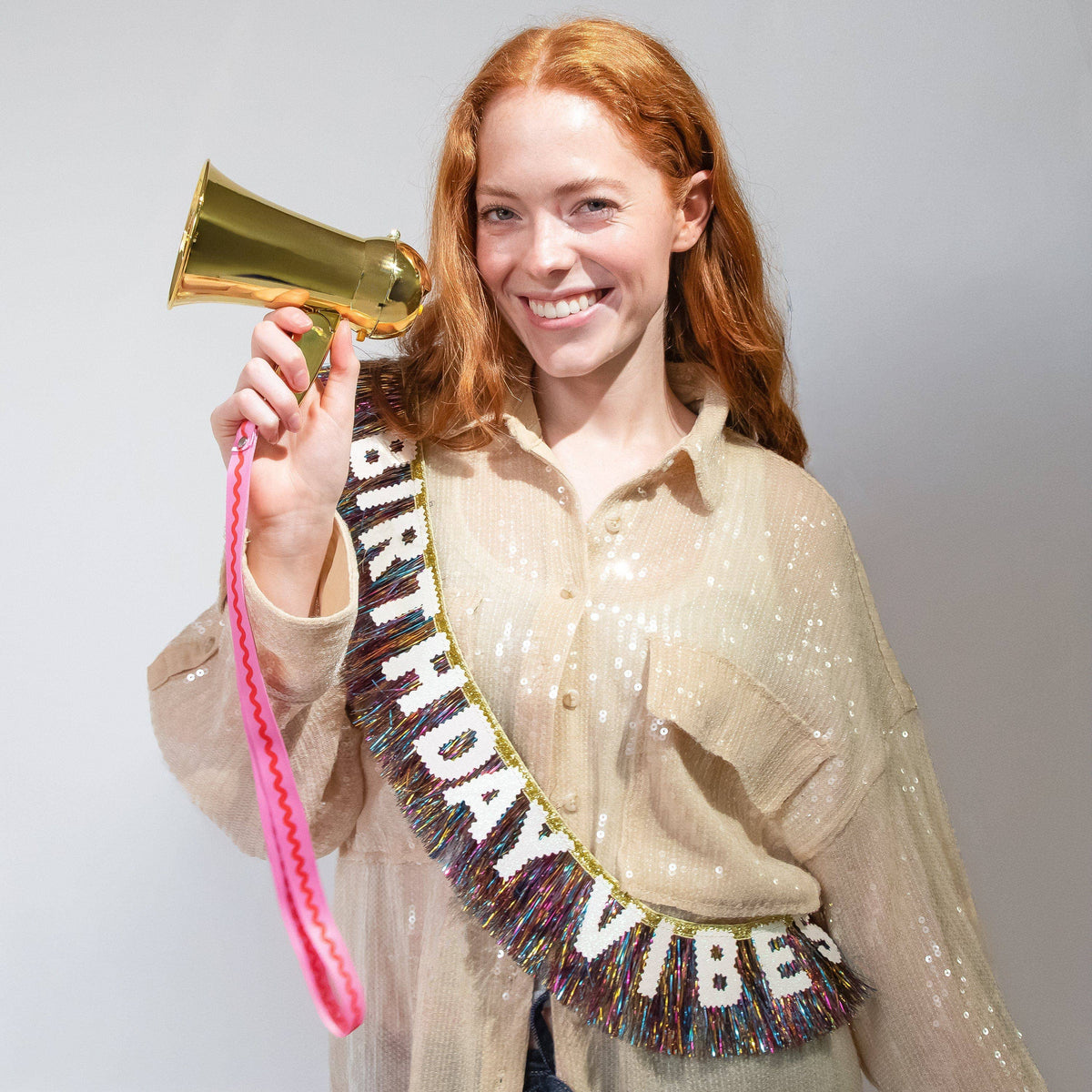 Packed Party - Party Time Gold Megaphone