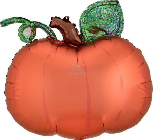 25"A Pumpkin Mylar Balloon