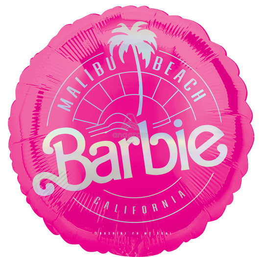 Barbie Malibu Mylar Balloon 18"