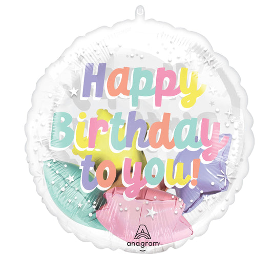 Insiders Pearlized Birthday Mylar Balloon