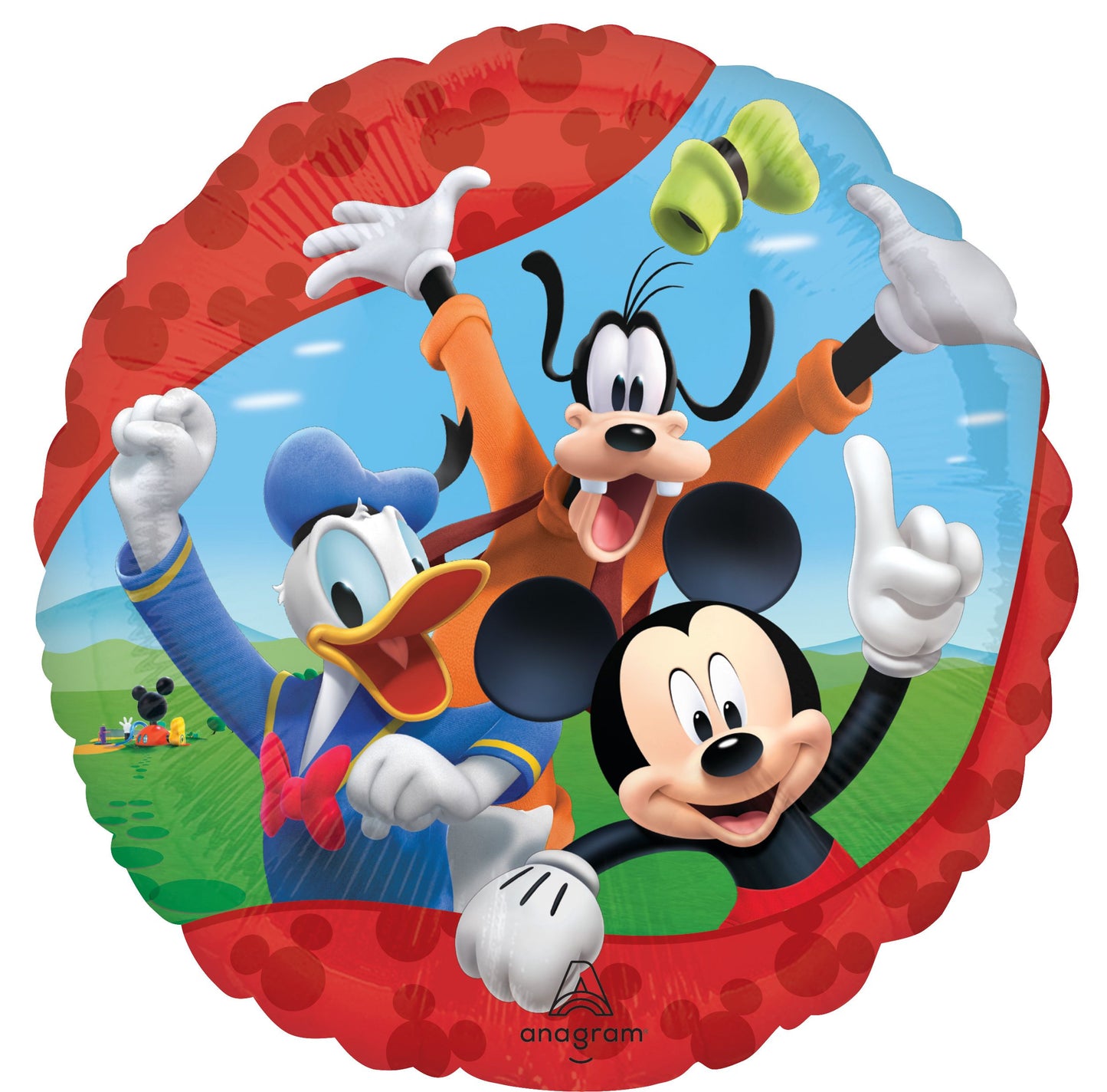 Mickey and Friends Mylar Balloon - 2 sided