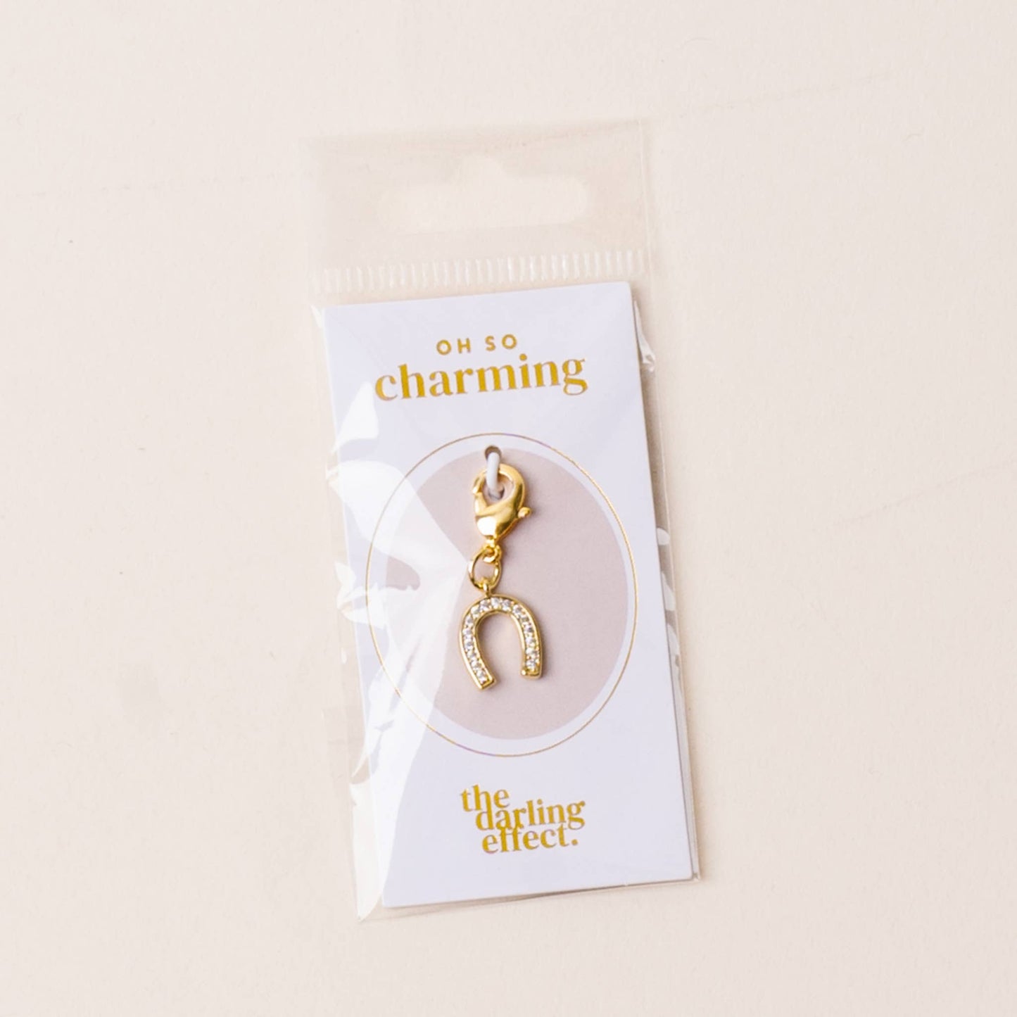 The Darling Effect - Jewelry Charm Gold-Horseshoe