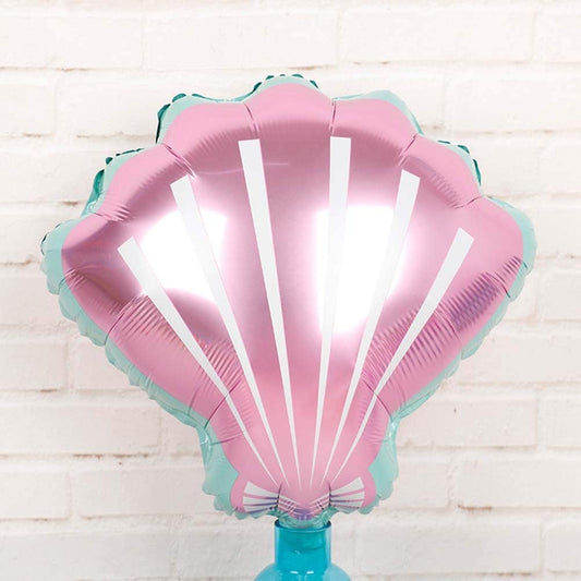 Mermaid Seashell Mylar Balloon 18"