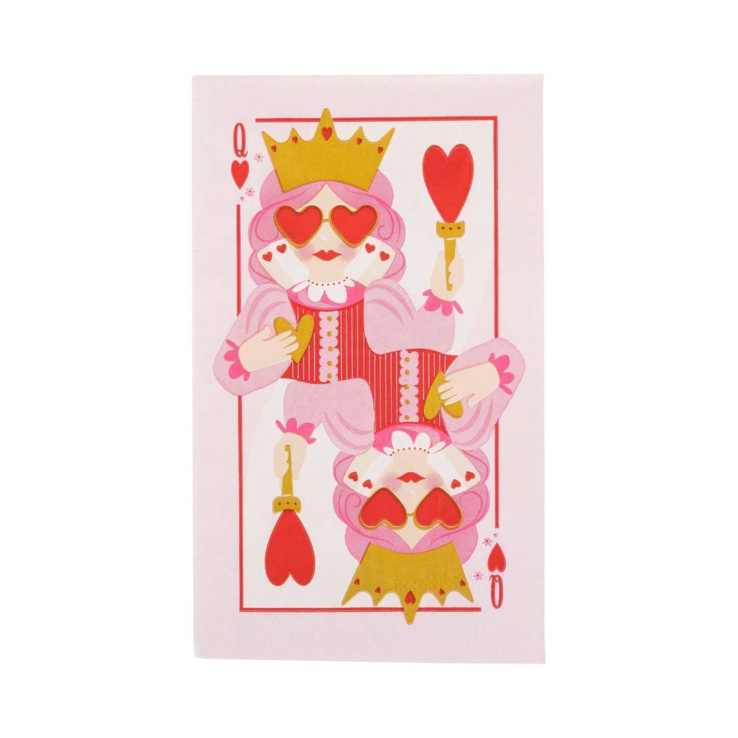 Queen of Hearts Dinner Napkin