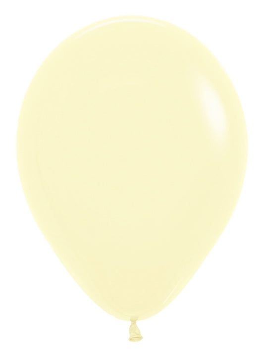 Pastel Yellow Latex Balloon