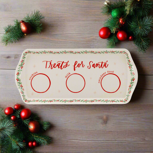 Treats for Santa Cookie Tray