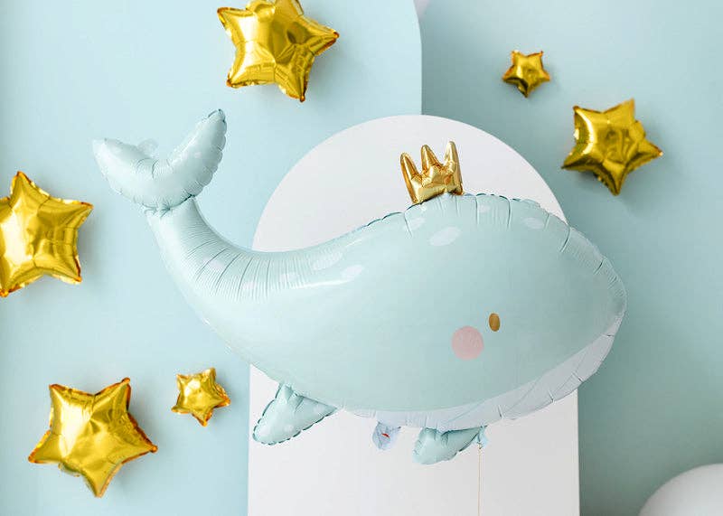 Cute Whale Foil Balloon 30 in.