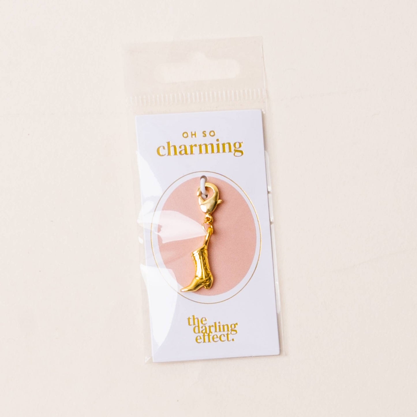 The Darling Effect - Jewelry Charm Gold-Cowgirl Boot