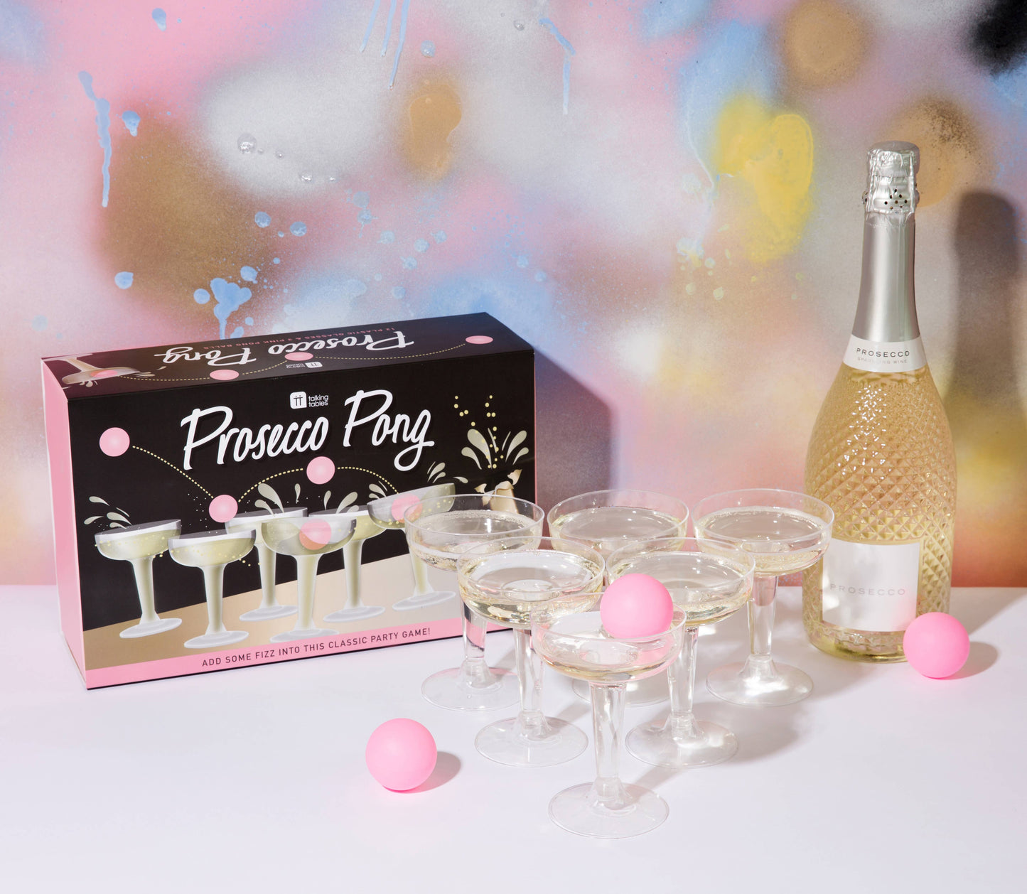 Prosecco Pong Drinking Game - Christmas or NYE Party