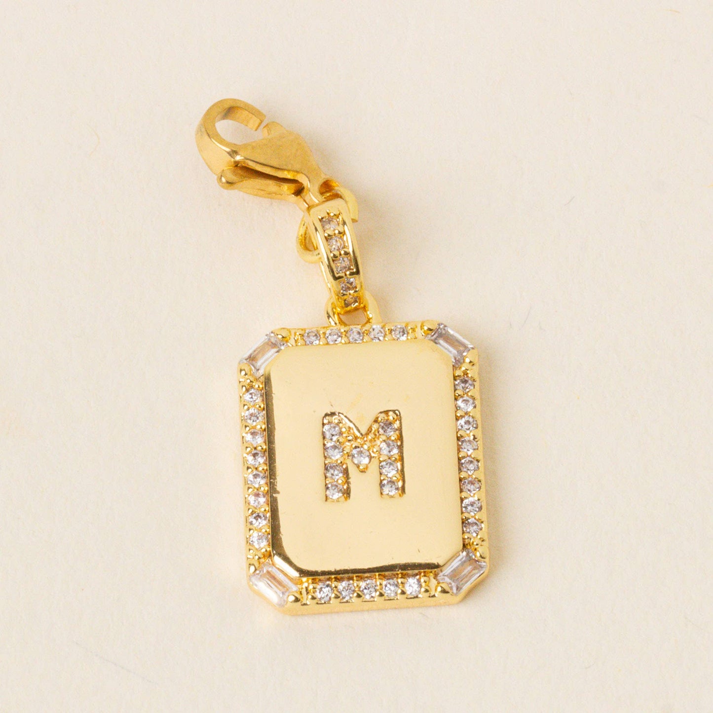 The Darling Effect - Jewelry Charm Initial Letter Gold-M