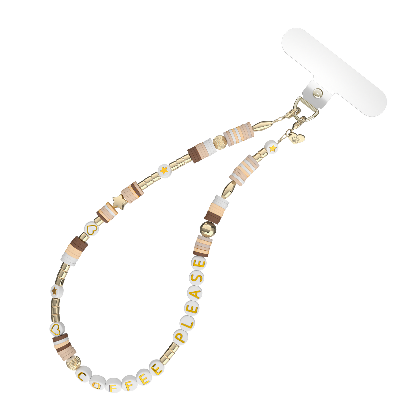 VELVET CAVIAR - Phone Charm Wristlet - Coffee Please