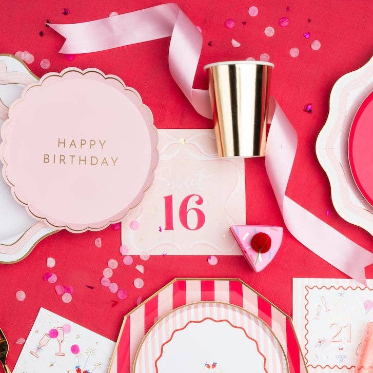 SWEET 16 BOW LARGE NAPKINS
